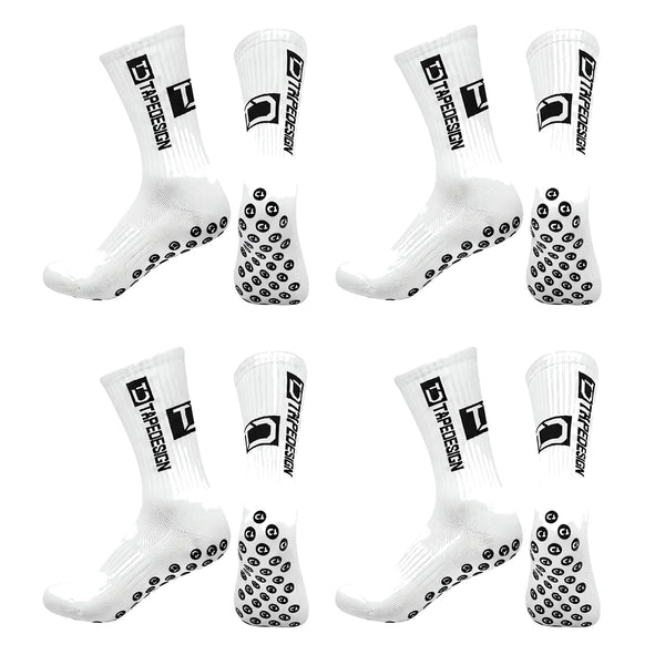 Men's Non-Slip Running & Football Socks Thick Athletic Crew