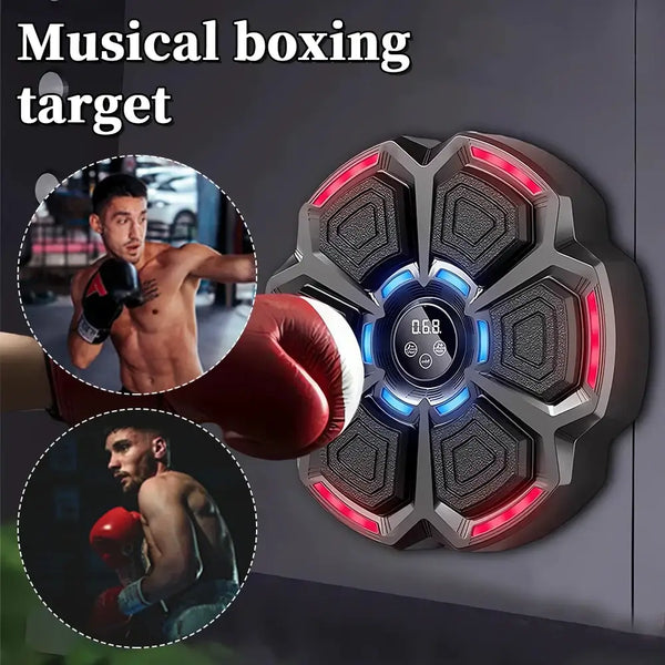 Music Boxing Machine | Wall-Mounted Workout Equipment for Adults & Kids