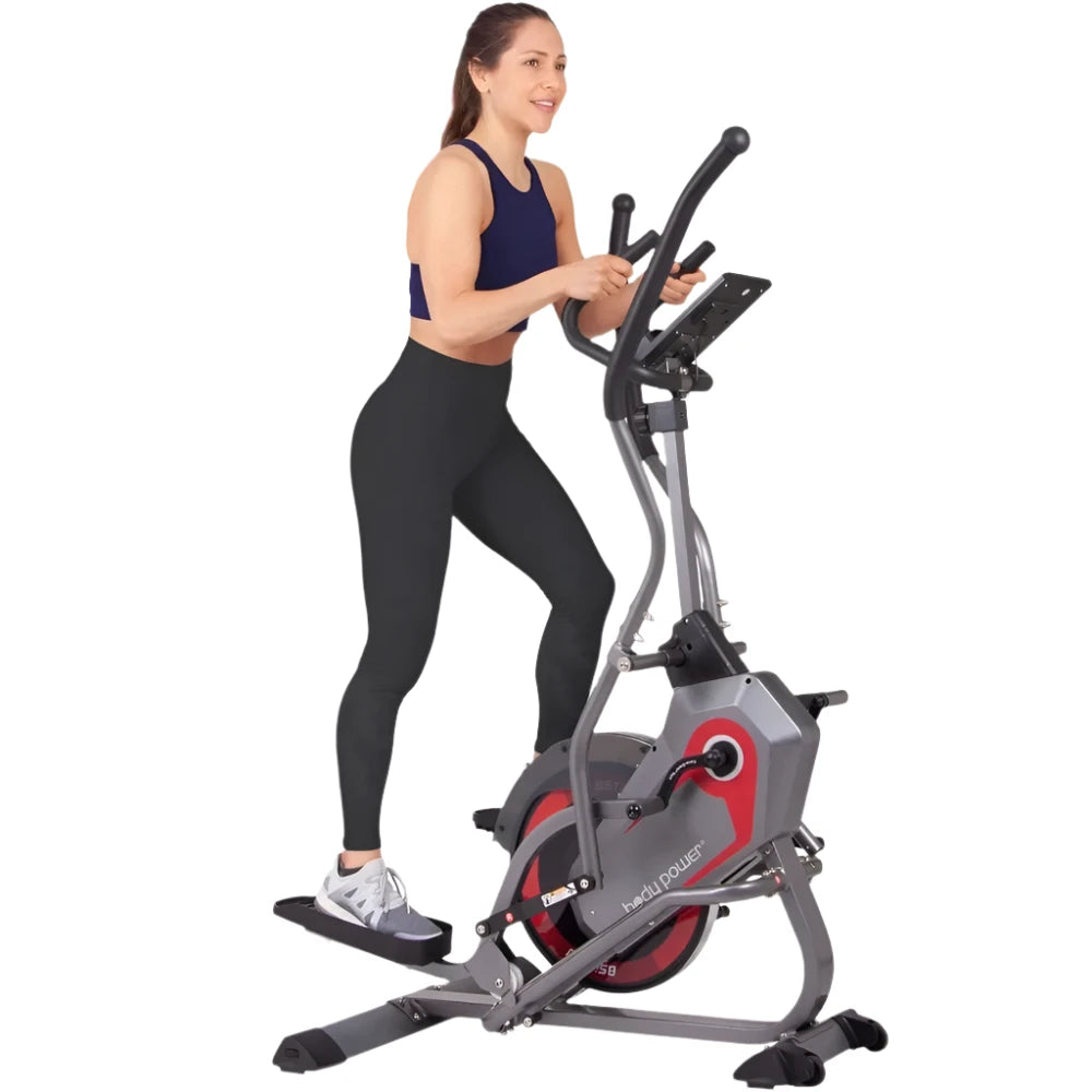 Compact Cardio & Strength Machine: Patented HIIT Elliptical – 24 Hour Sport