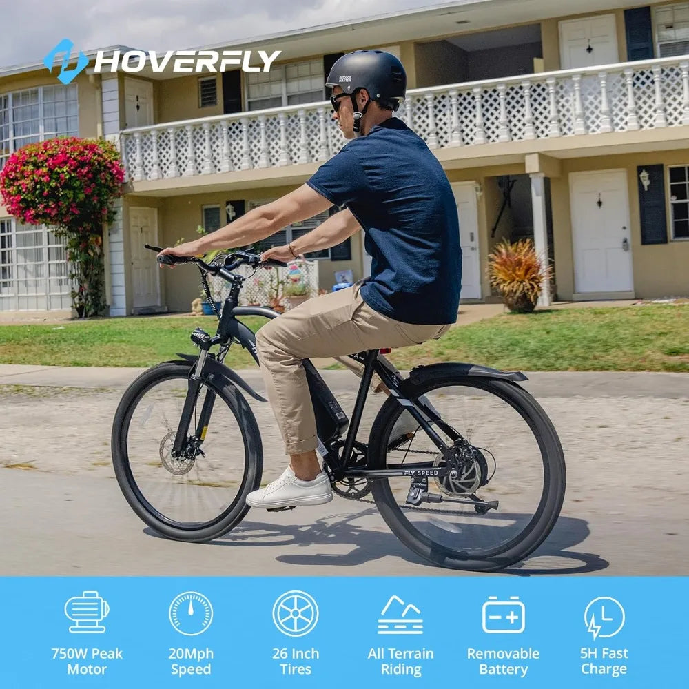 26" Mountain E-Bike: Powerful and Portable