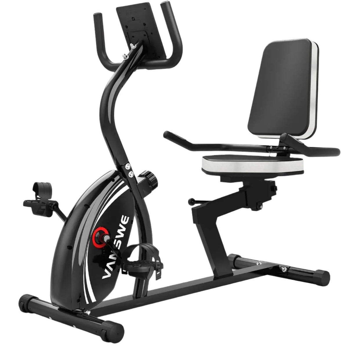 Magnetic Resistance Recumbent Bike with Smart Features
