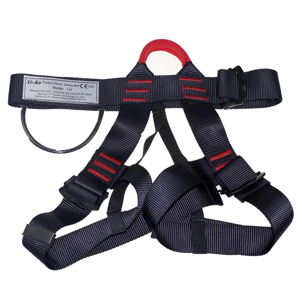 National Standard Half-Body Safety Harness for Outdoor Climbing
