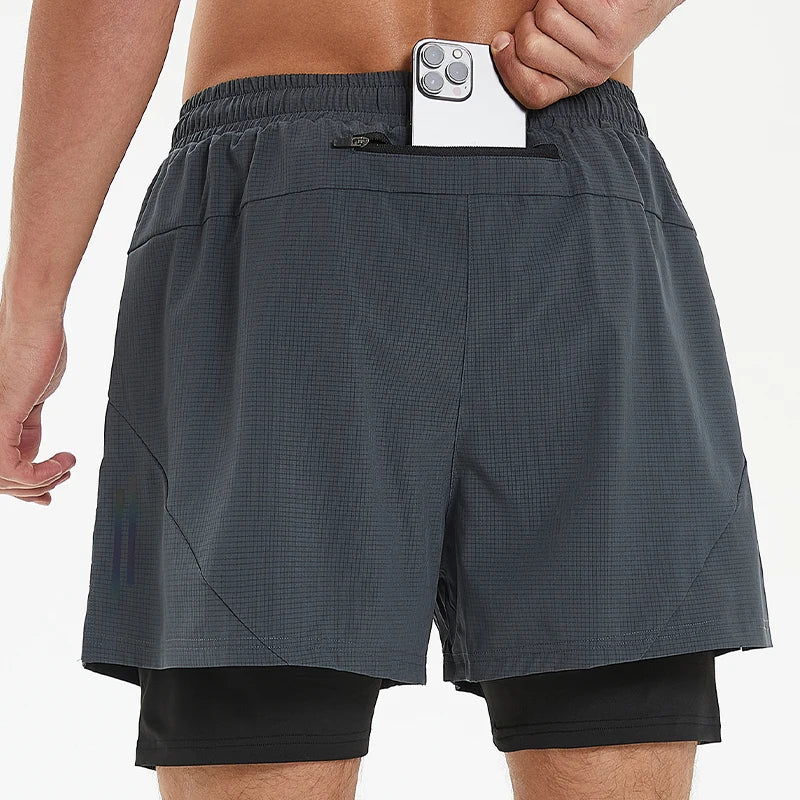 Men's Quick-Dry Running Shorts for Summer