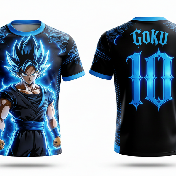 Authentic Dragon Ball Goku Sports Jersey for Kids & Adults