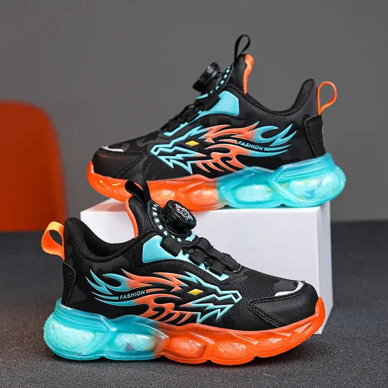 Boys' Platform Sneakers Comfortable Stylish & Perfect for Schoolkid's shoes24 Hour Sport
