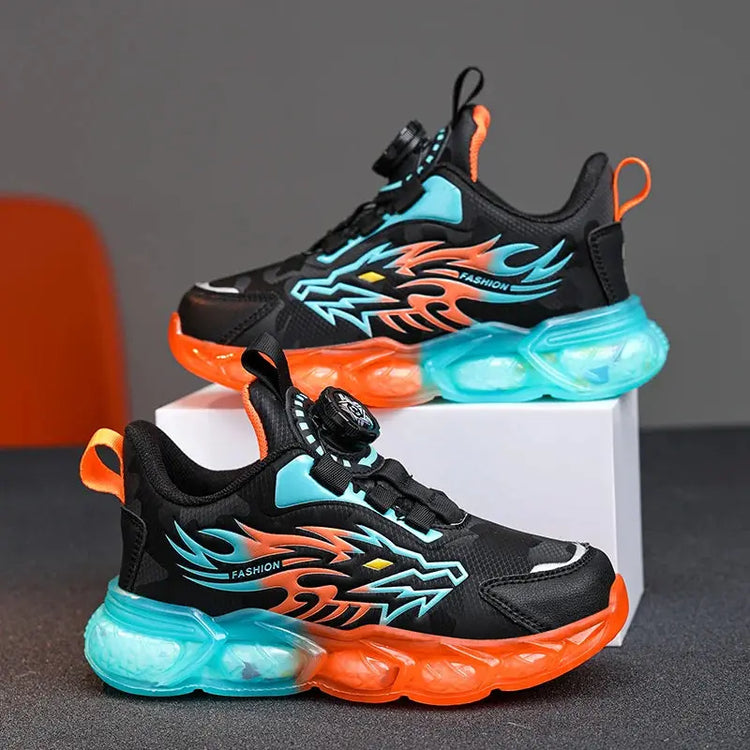 Boys' Platform Sneakers Comfortable Stylish & Perfect for Schoolkid's shoes24 Hour Sport