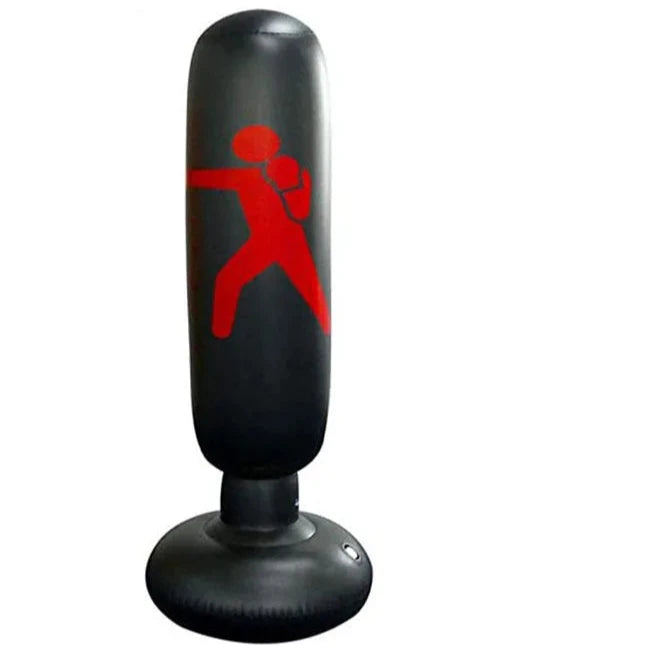 Improve Your Boxing Skills: 63" Inflatable Punch Bag
