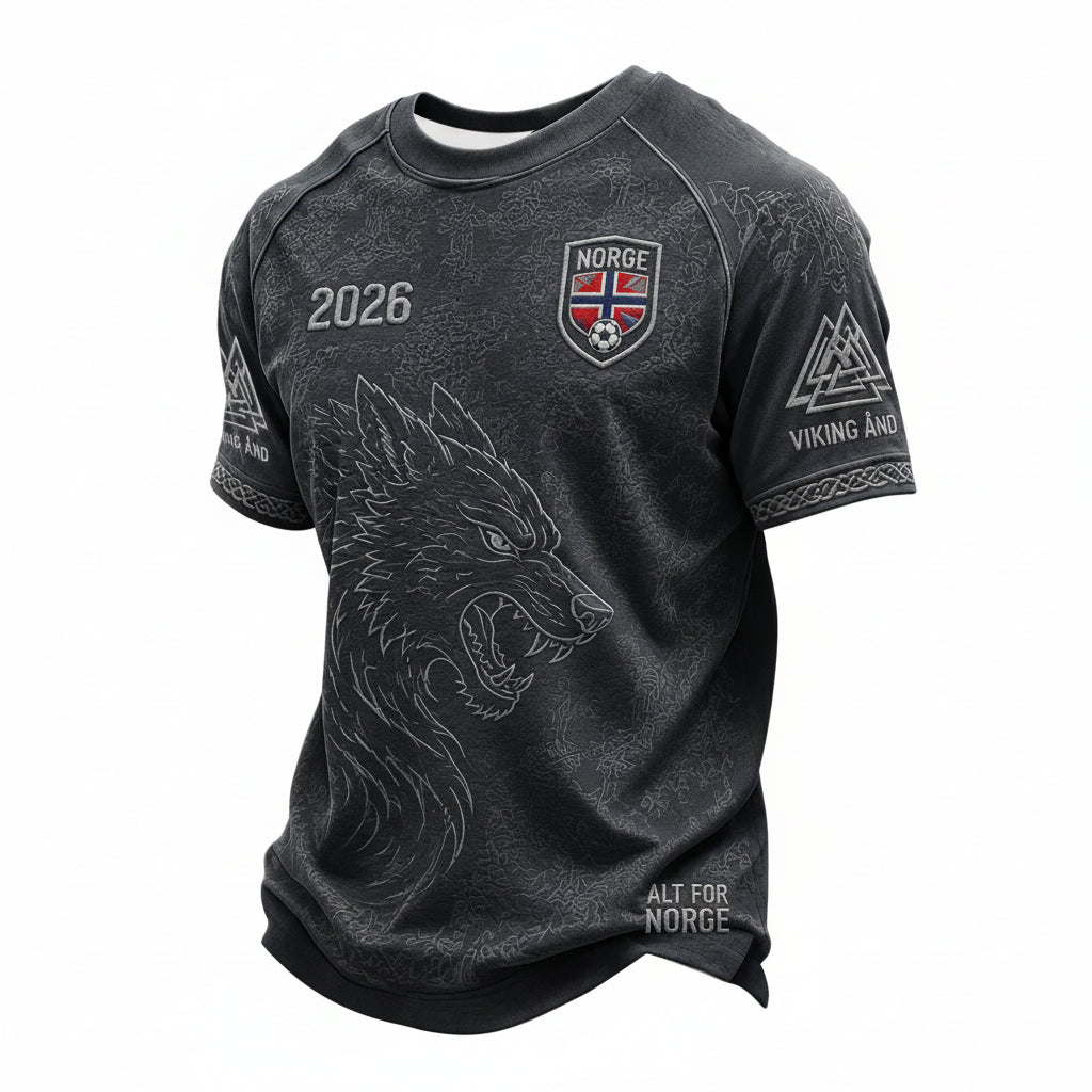 2026 Norwegian Football Training T-Shirt | 3D Print & Custom