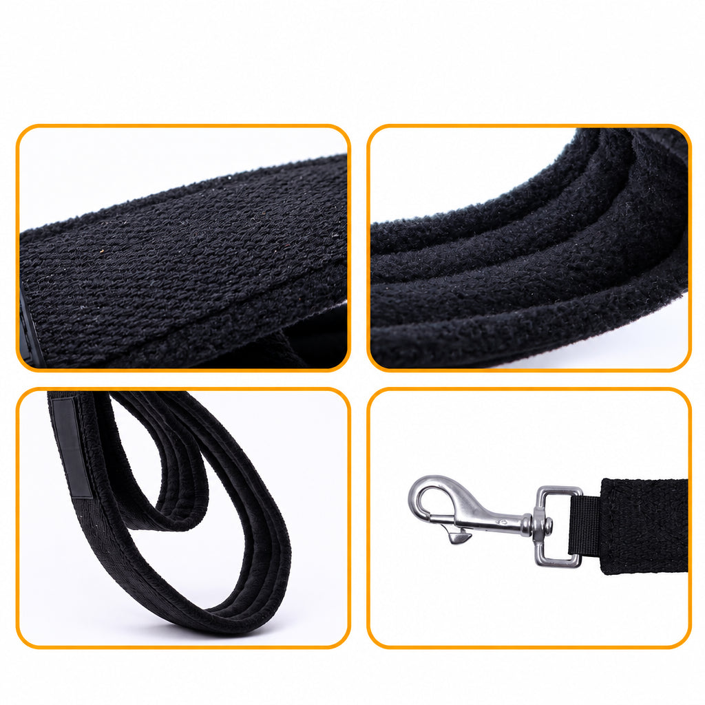 Thickened Fleece-Lined Pilates Double Loop Straps