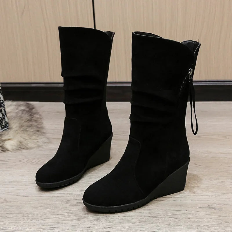 Stylish & Cozy: Vintage Suede Ankle BootsWomen's Boots24 Hour Sport