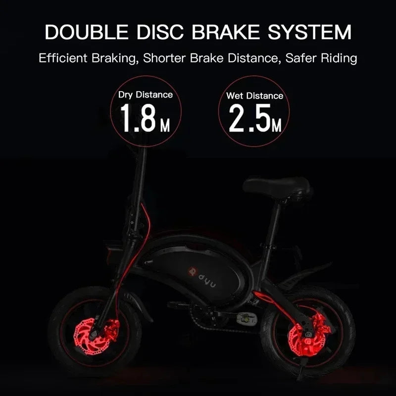 Portable Electric Bike with 250W Motor