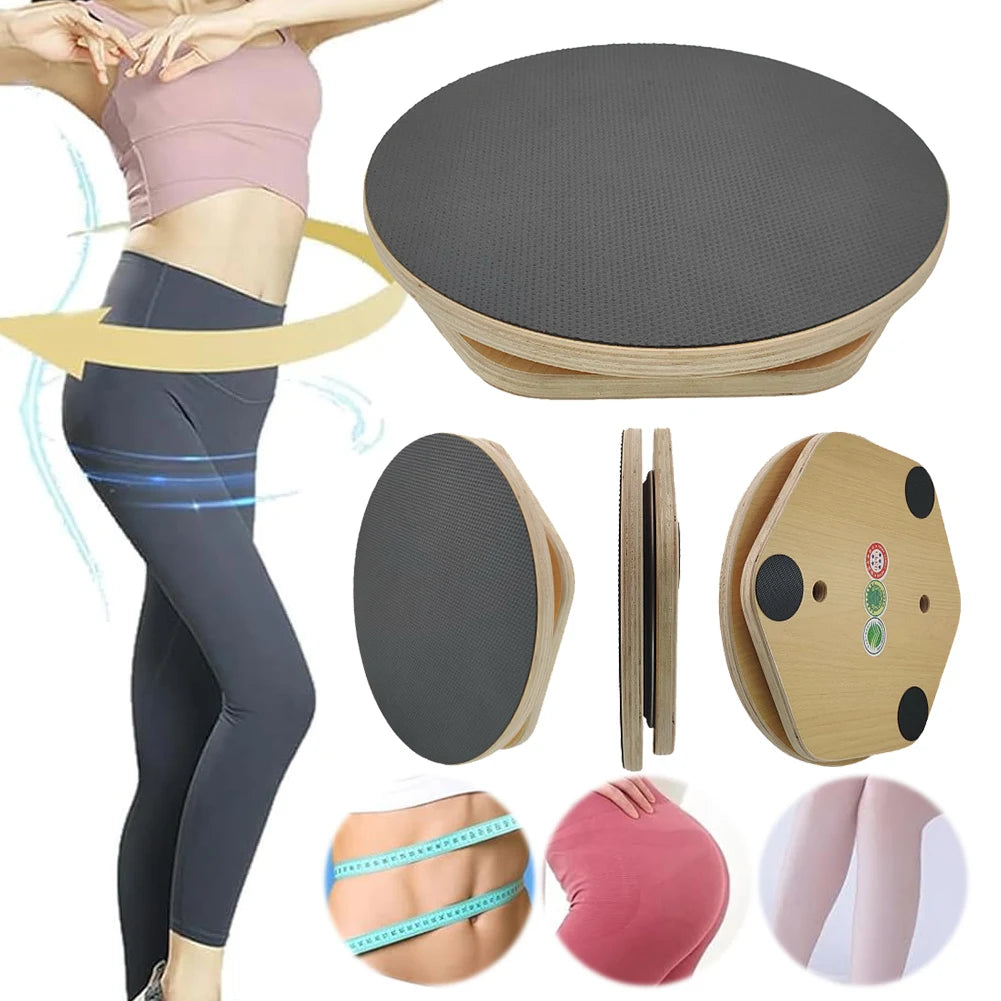 Non-Slip Waist Twisting Machine & Stomach Trainer for Fitness
