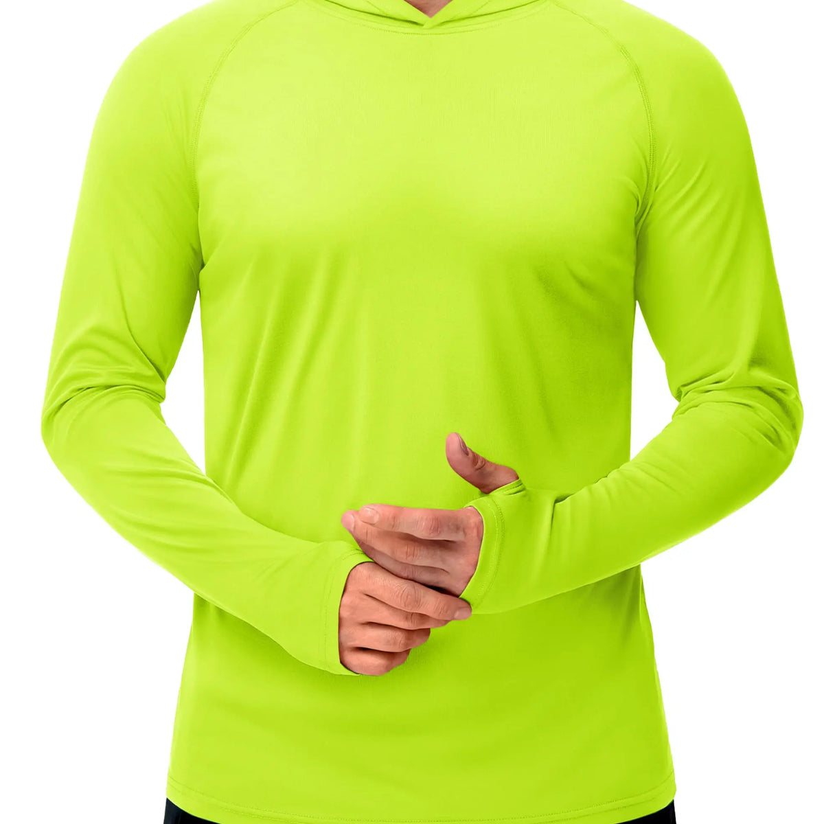 Men’s Long Sleeve Sun Protection Hoodie with UV-Proof
