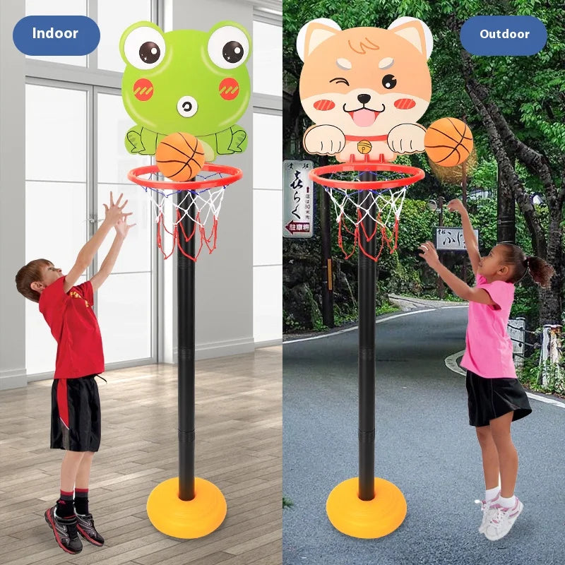 Adjustable Kids' Basketball Hoop Indoor & Outdoor Sports Stand