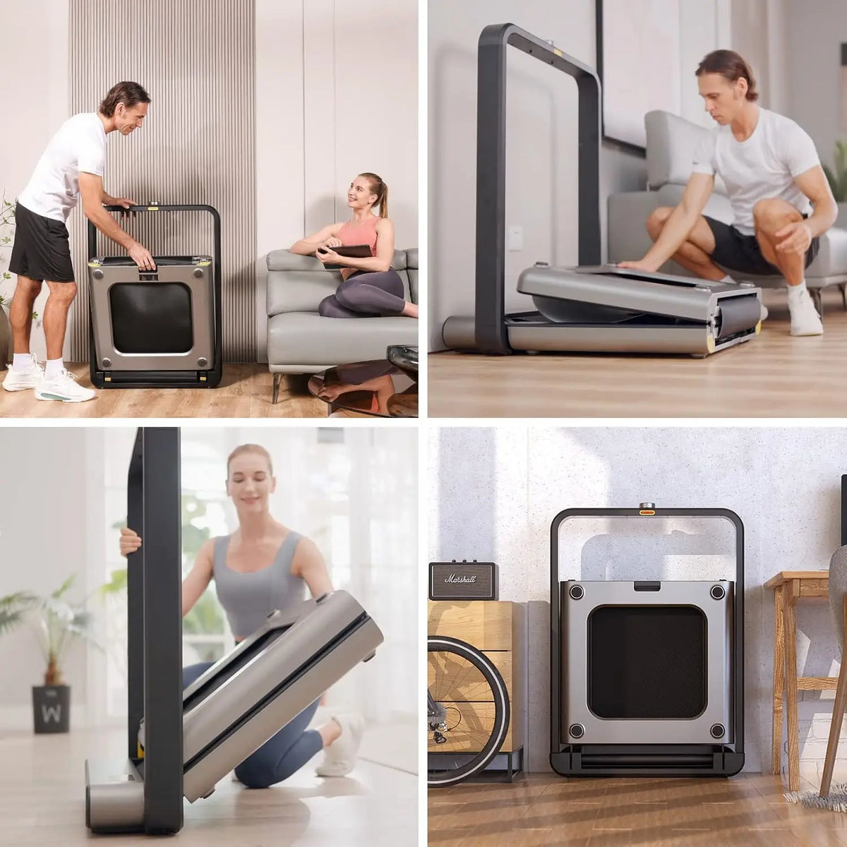 Walk, Run, or Jog Anywhere: Portable Folding Treadmill