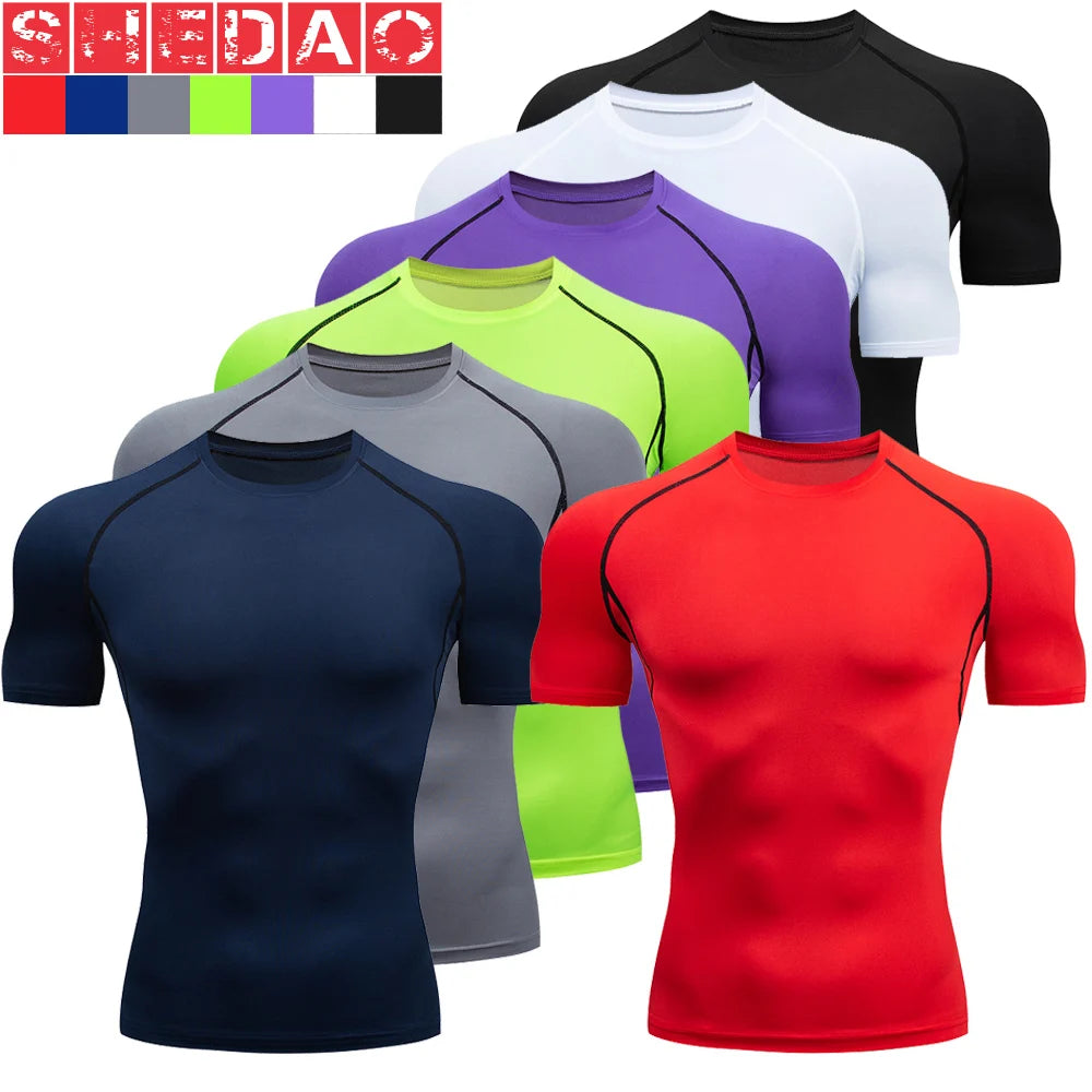 Men's Compression Fitness Gear for Gym & MMA