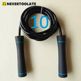 HEAVY 460 gram 1 lbs 10mm diameter PVC SHORE HARDNESS 70A jump rope fitness HIIT 3 meter adjustable skipping rope 24 Hour Sport