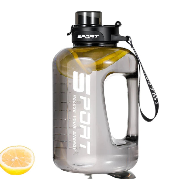 Portable Fitness Essential: Large Capacity Water Bottle with Scale