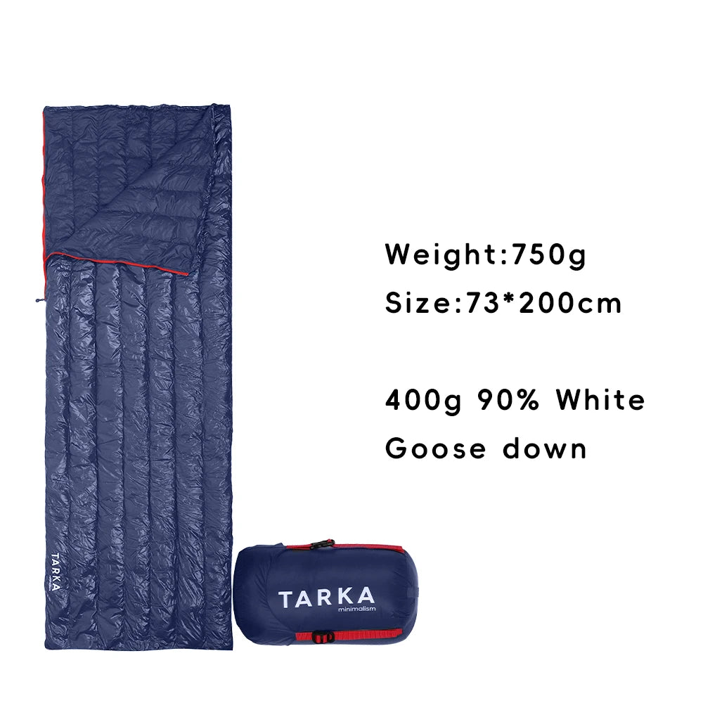 Lightweight Goose Down Sleeping Bag for 3 Seasons