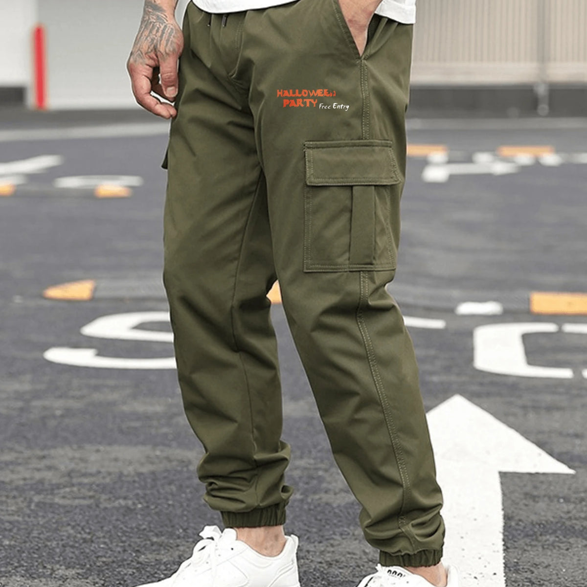 Casual Lightweight Cargo Pants Multi-Pocket Outdoor Fit
