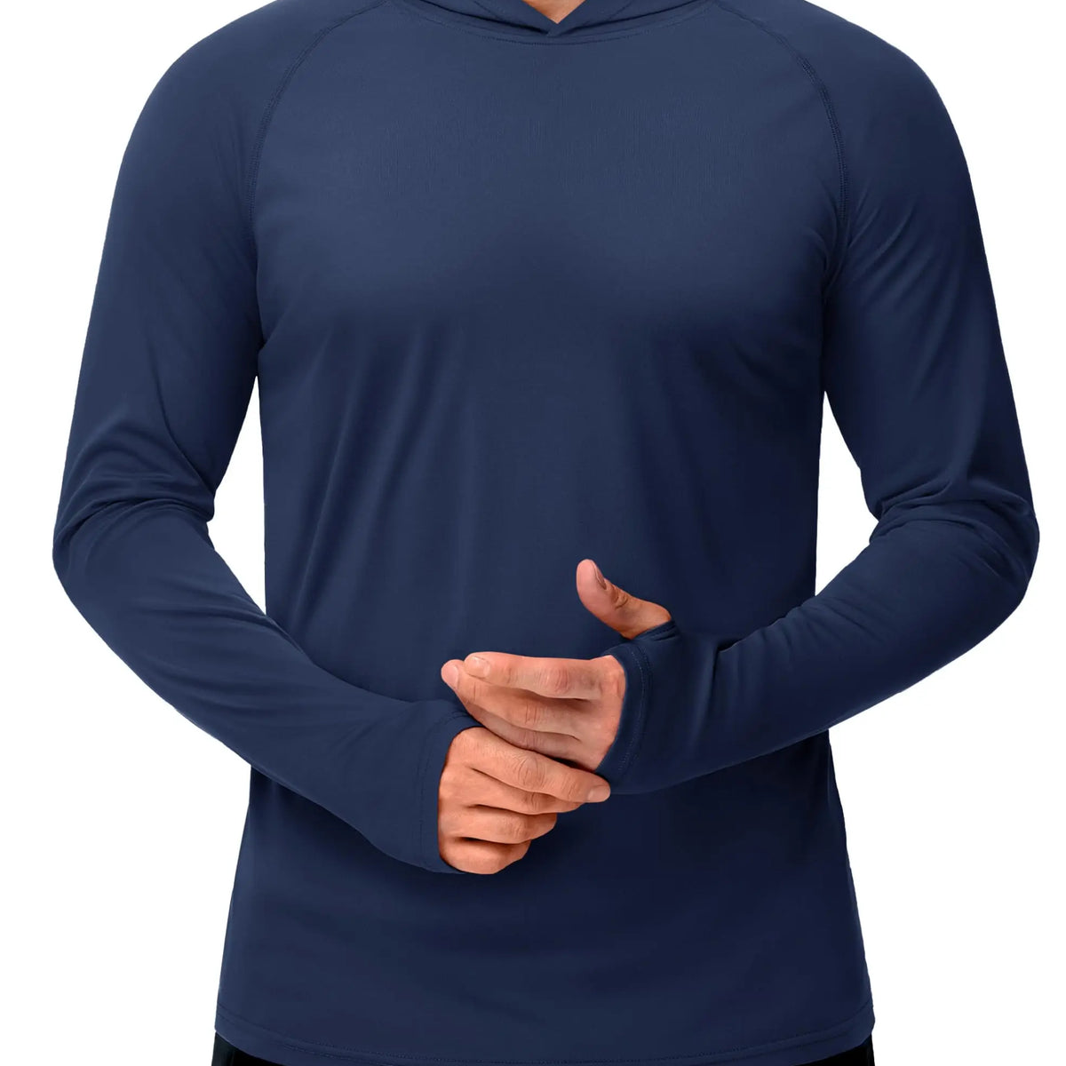 Men’s Long Sleeve Sun Protection Hoodie with UV-Proof