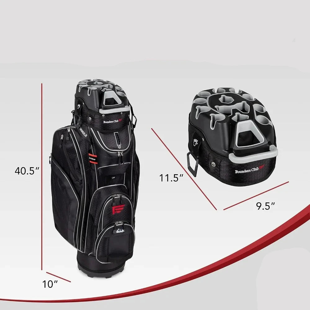 Elevate Your Golf Game with  14-Compartment Cart Bag