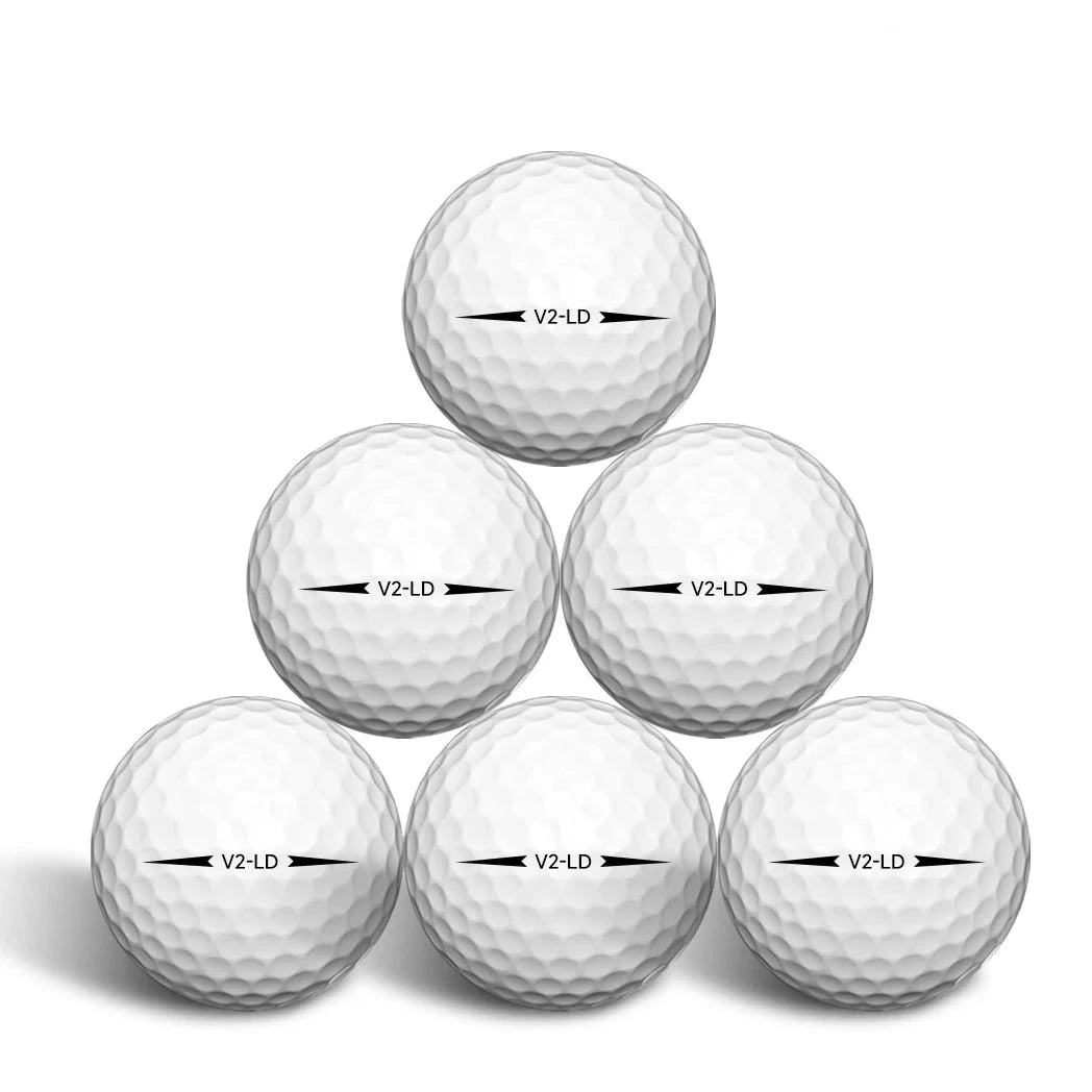 50-Pack Golf Balls: Max Distance, Spin Control