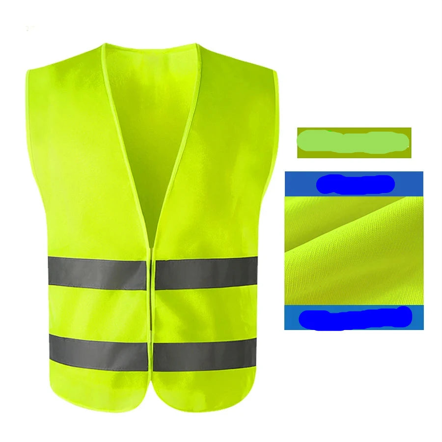 High-Visibility Safety Vest for Traffic and Nighttime Safety