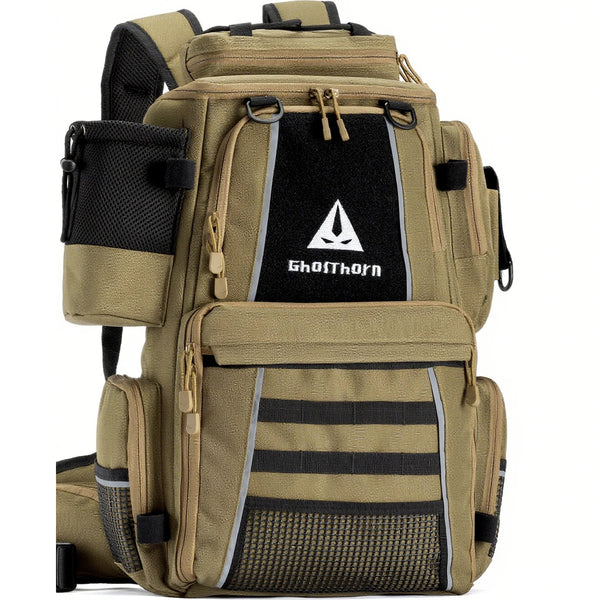 Waterproof Fishing Backpack with Detachable Waist Pack