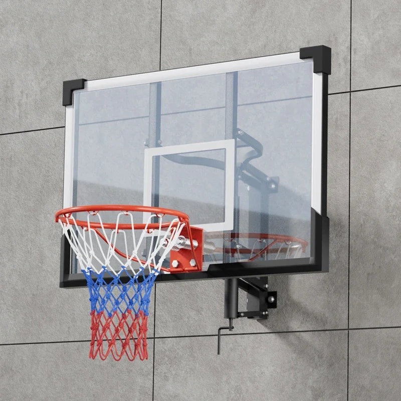 Adjustable Wall-Mounted Outdoor Basketball Hoop