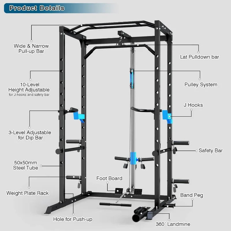 All-in-One Power Rack: The Complete Home Gym Experience