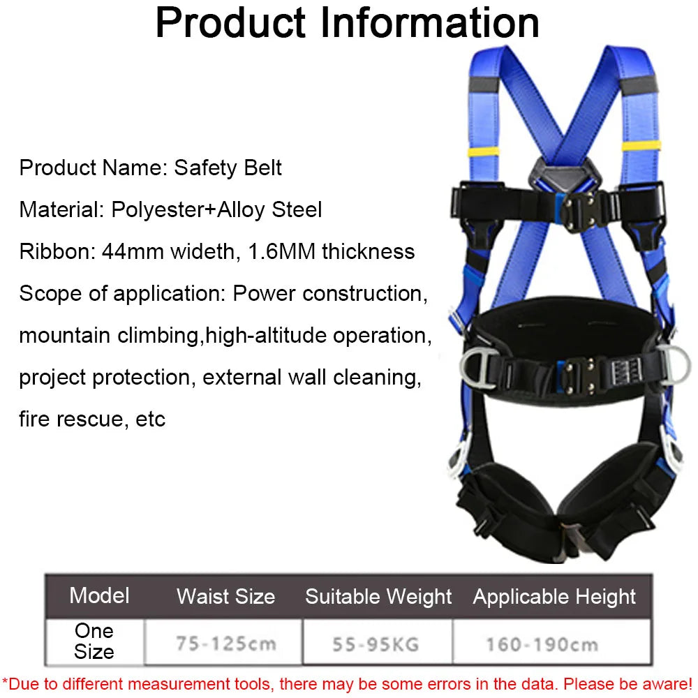 Ultimate Protection: Full Body Safety Harness for Extreme Heights