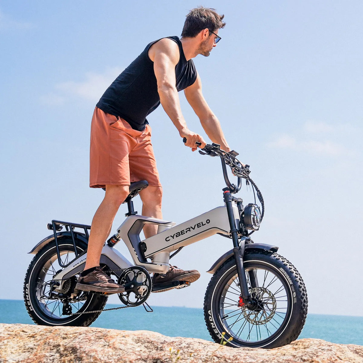 Cybervelo EK6 Max E-Bike 40Ah, 30+ MPH & 150 Mi Range