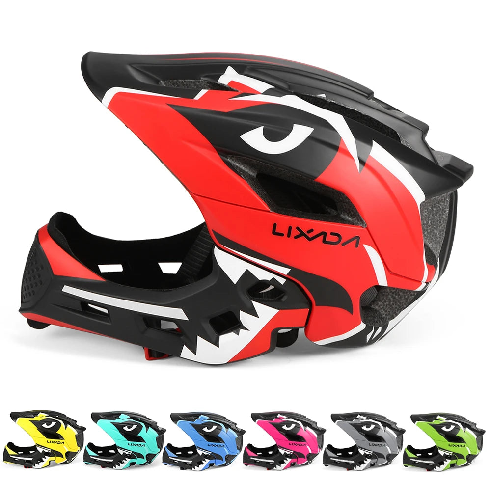 Versatile Children's Helmet with Removable Face Guard