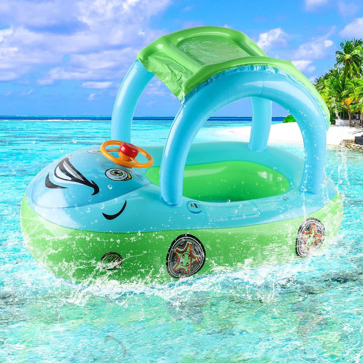 Car-Shaped Toddler Pool Floats for Kids