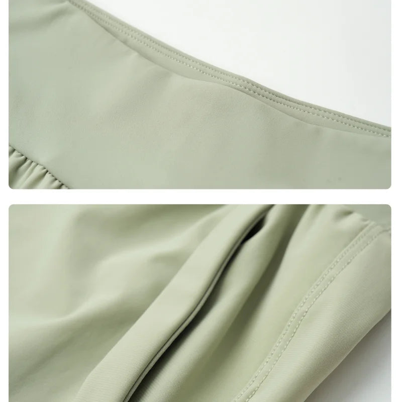 DRUR Short Sleeve Tracksuit Set for Women With Sport Jackets and Shorts with Pockets 2 Piece Running Gym Outfit Summer Yoga Suit 24 Hour Sport