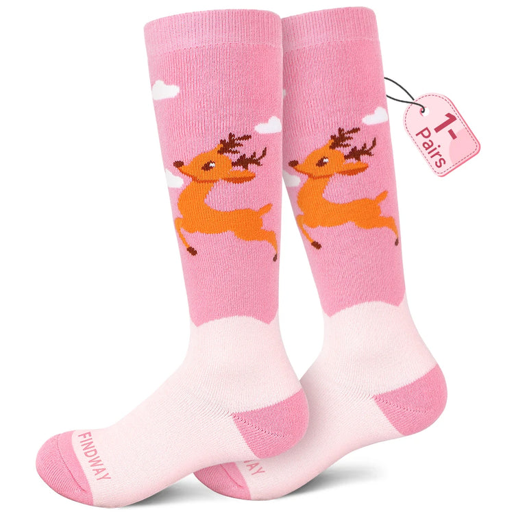 Findway Kids' Ski SocksGirl's Socks24 Hour Sport