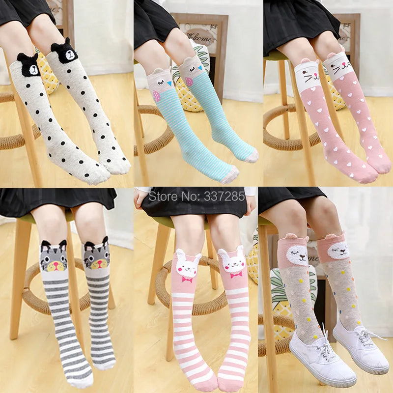 Adorable Baby Knee-High Socks