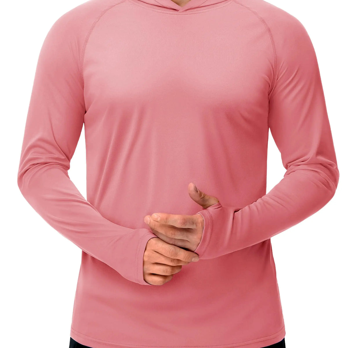 Men’s Long Sleeve Sun Protection Hoodie with UV-Proof