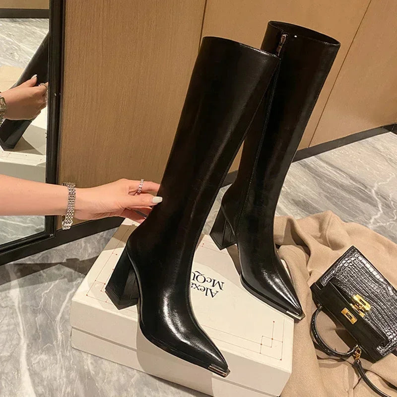 Make a Statement: Pointed Toe High Heel BootsWomen's Boots24 Hour Sport