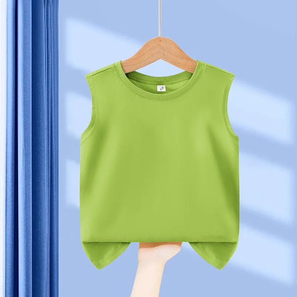 Kids' Cotton Vest & Sleeveless Tank for Summer