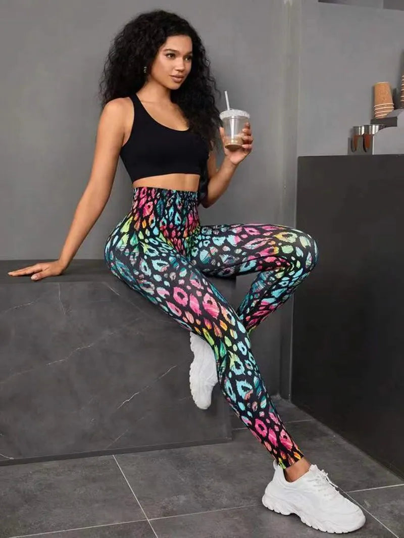 High-Waisted Seamless Workout Leggings & Yoga Tights