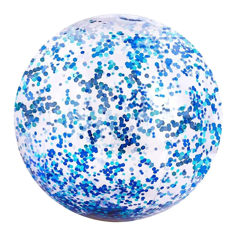 40/60cm Inflatable Glitter Beach Ball Perfect for Summer Pool Parties!pools & water activities24 Hour Sport