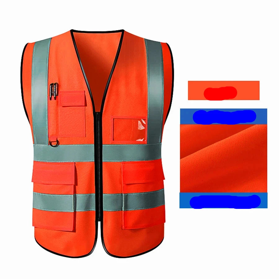 High-Visibility Safety Vest for Traffic and Nighttime Safety