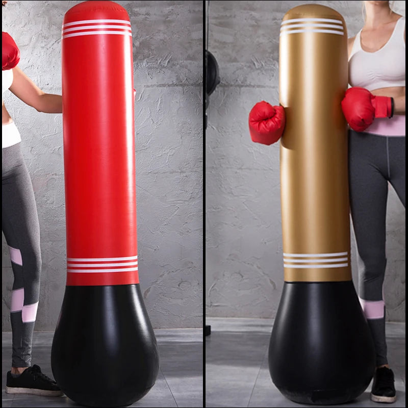 Unleash Your Inner Fighter: Inflatable Tumbler Punching Bag