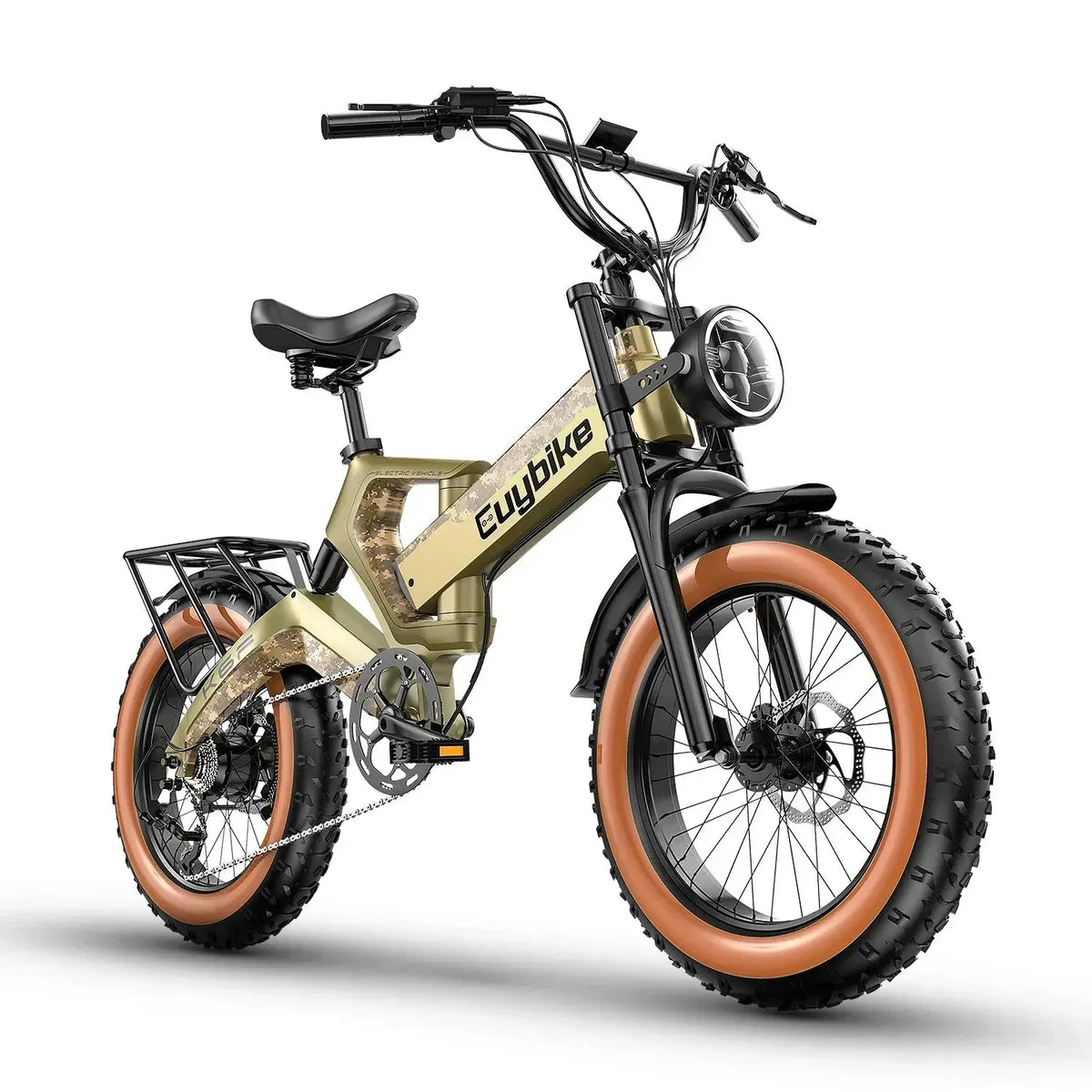 Ebike K6F 1000W 48V 25AH 20-inch mountain city adult electric bicycle 24 Hour Sport
