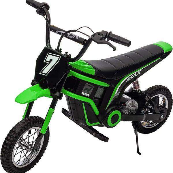 Kids 24V Ride-On Motorcycle - 135lb Capacity & 2-Speed Modes