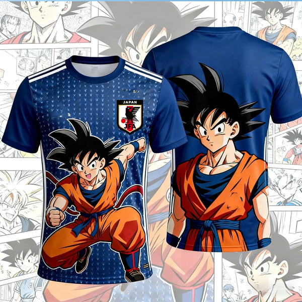 Men’s & Kids’ Custom Japan Anime Goku Soccer Jersey