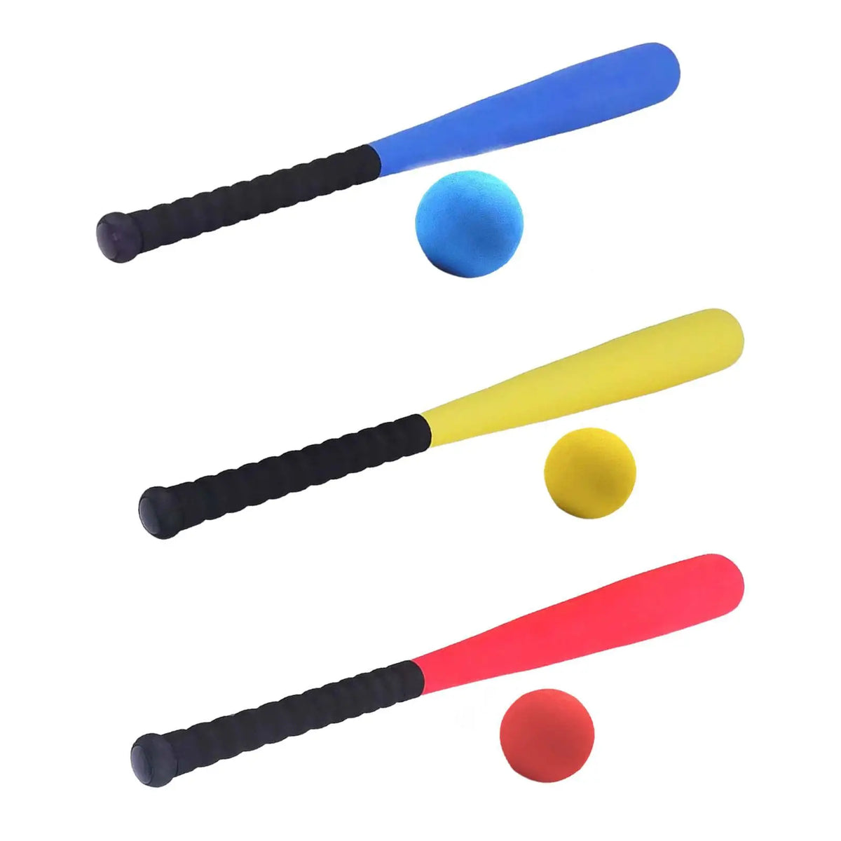 Lightweight Kids' Foam Baseball Bat and Ball Set