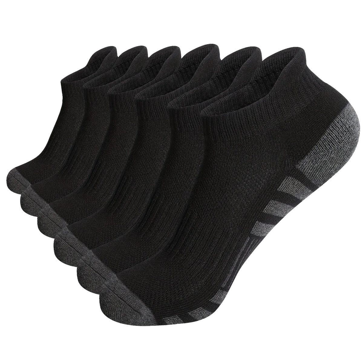 Men's Low-Cut Sports Socks Breathable Mesh & Ankle Support